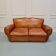 Vintage french leather sofa c1950