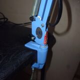 Twist vintage blue workshop lamp 50s 60s