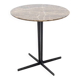 Refurbished round table TACCHINI Split Ø70 brown marble second choice