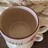 Vintage You and Me Stoneware Bowls