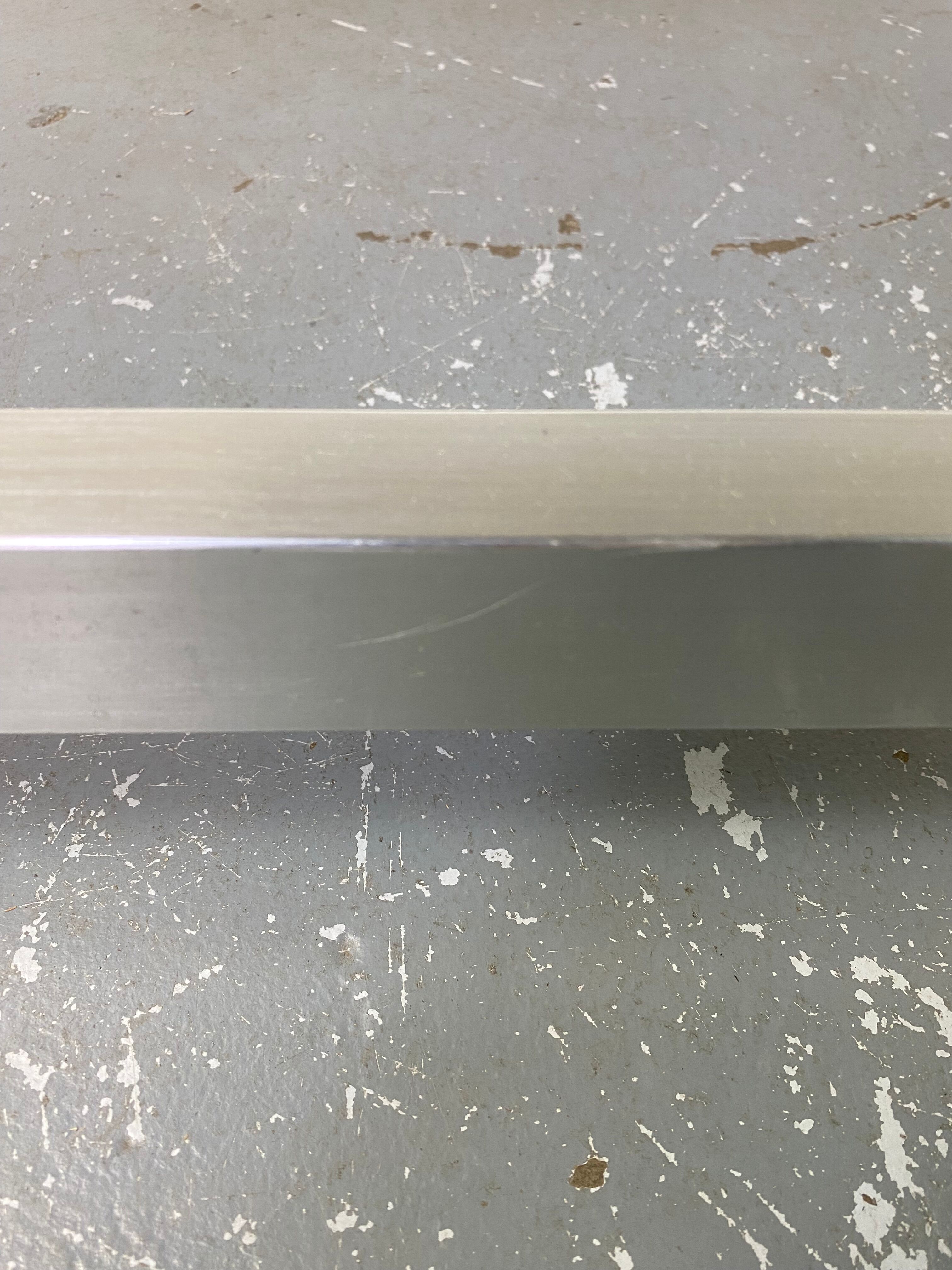 Aluminum and Glass Desk