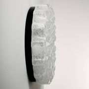 Wall light in metal and plastic