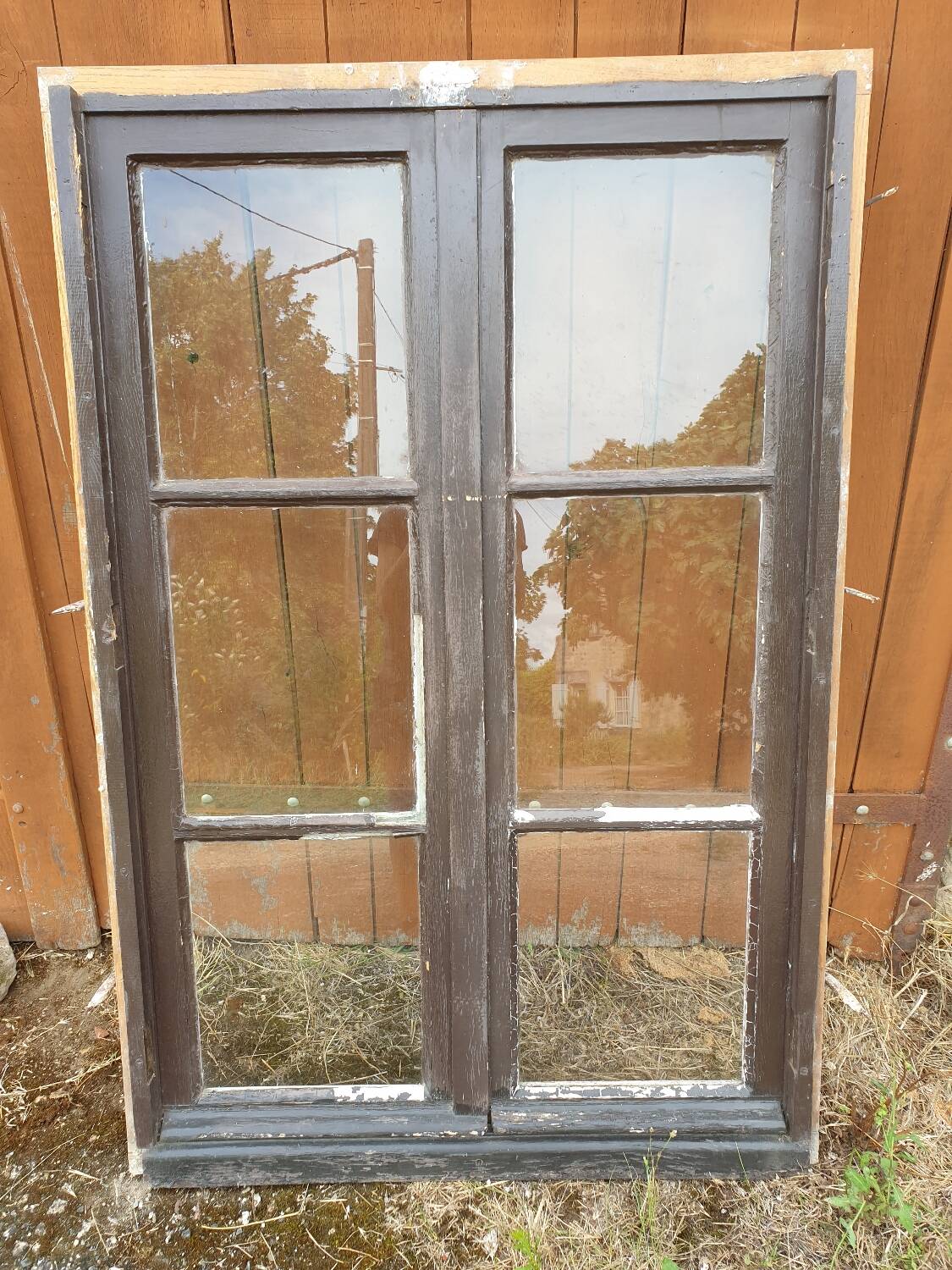 Old wooden window