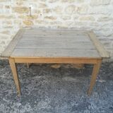 One drawer farm table