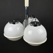Lustre globe en verre de Murano par Gino Sarfatti, Italie, années 1960