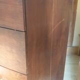 Walnut chest of drawers