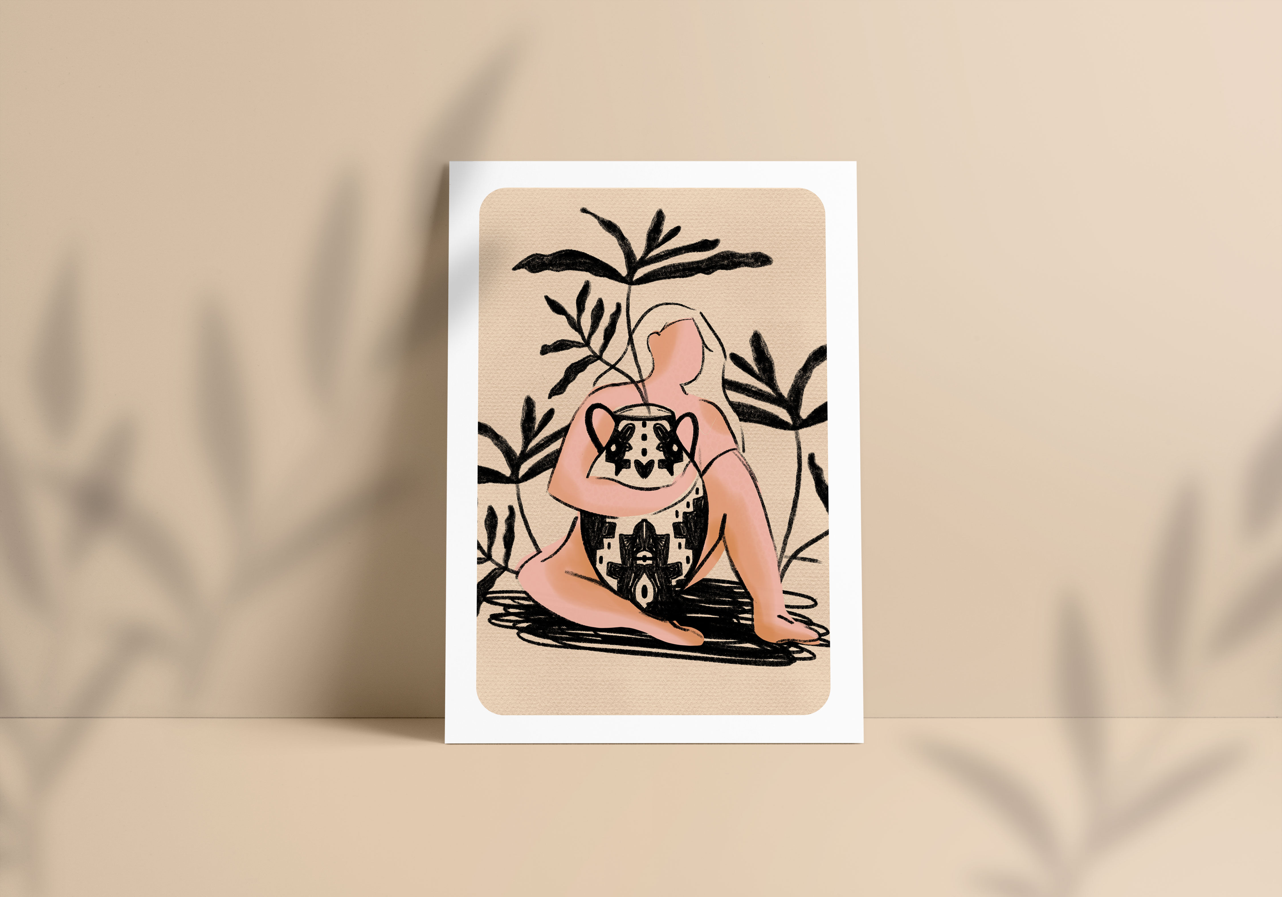 Illustration " Pot skin "