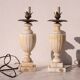Set of 2 Vintage Neoclassica Alabster Table Lamp by Gregoretti & co.