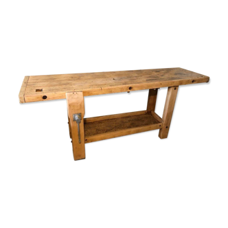 Established old wood carpenter