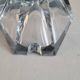 Grand cendrier triangulaire en cristal