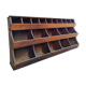 Antique grocery cabinet shop cabinet pine compartment unit 230 cm