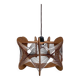 Hanging wood and stretched wire