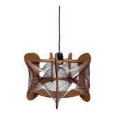 Suspension bois et fil tendus