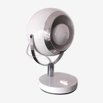 Lamp to pose / wall lamp - Eye Ball - Space Age - Lacquered White - 1970