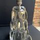 Schneider Glassworks - Important Lamp Foot - Molded Crystal - Conical with Godrons