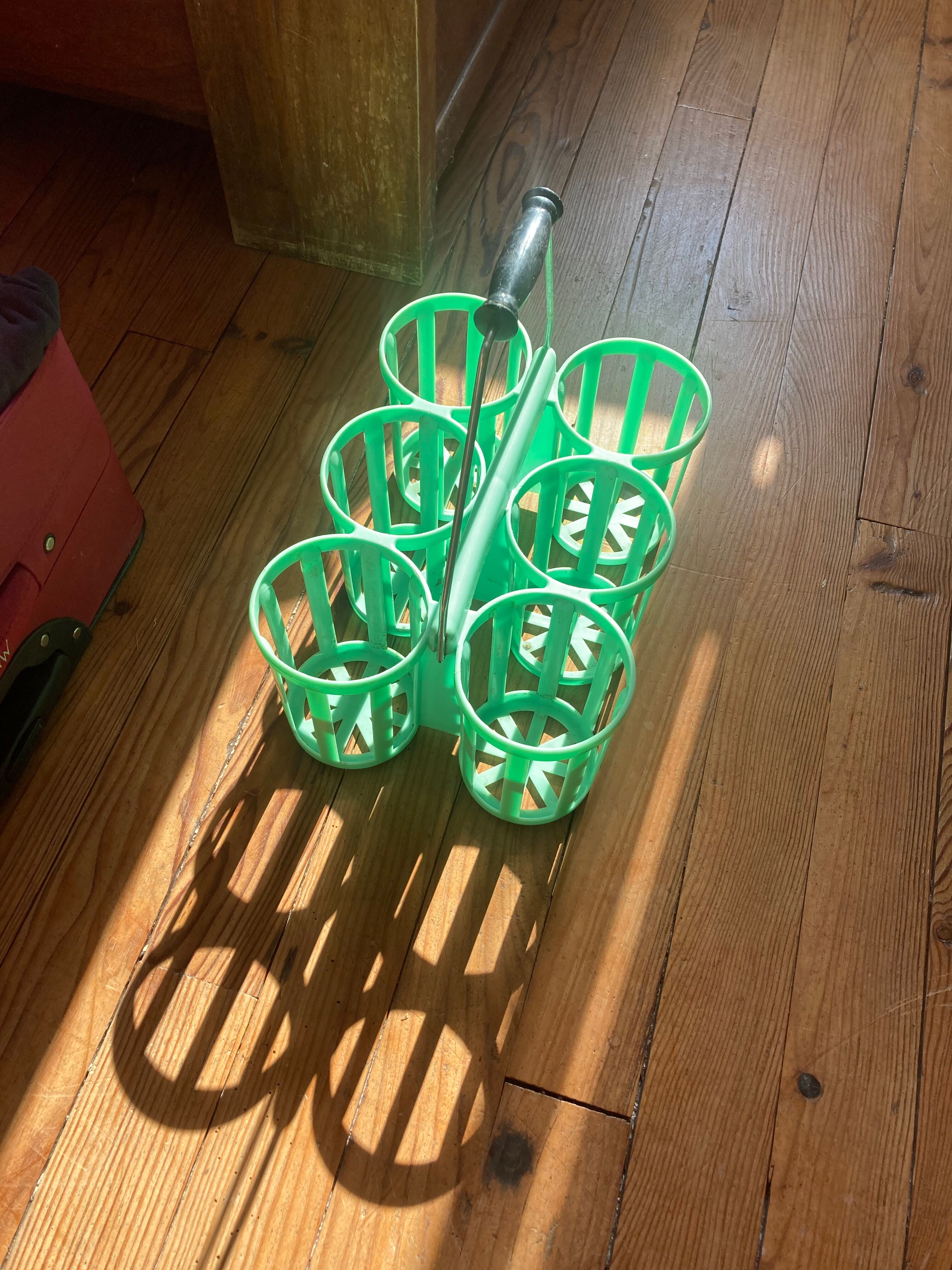 Bottle holder 1960 signed Pola