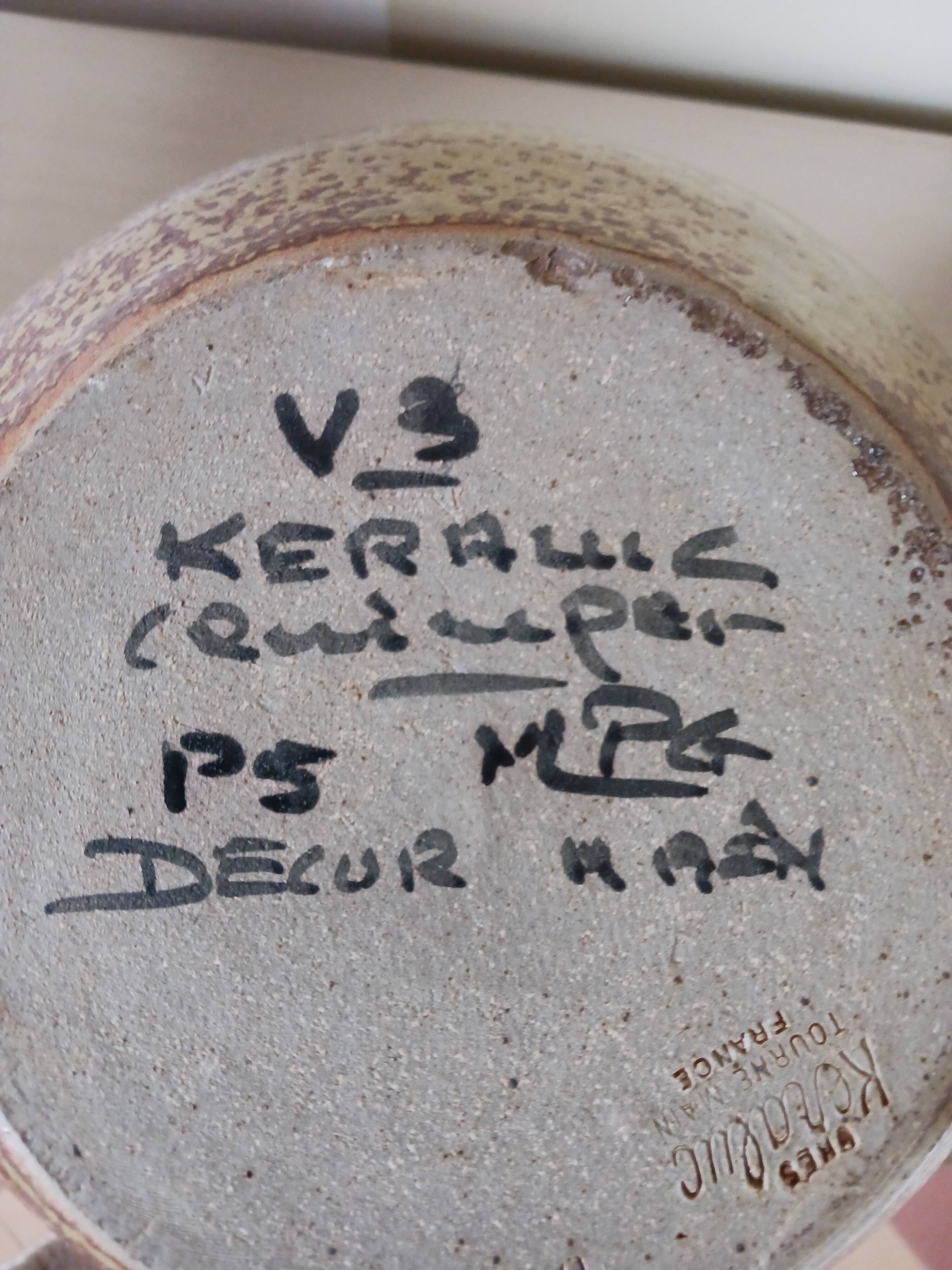 Vase en grès Keraluc Quimper