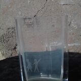 Vase en cristal vintage