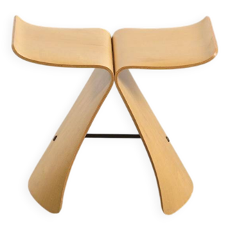 Tabouret Papillon par Sori Yanagi pour Tendo, design 1954