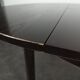 Table moderne teinté noir en chêne