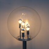 Floor lamp by doria leutchen in chrome and glass, germany 1970