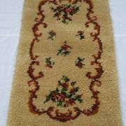 Tapis descente de lit en haute laine fait main 110x70cm