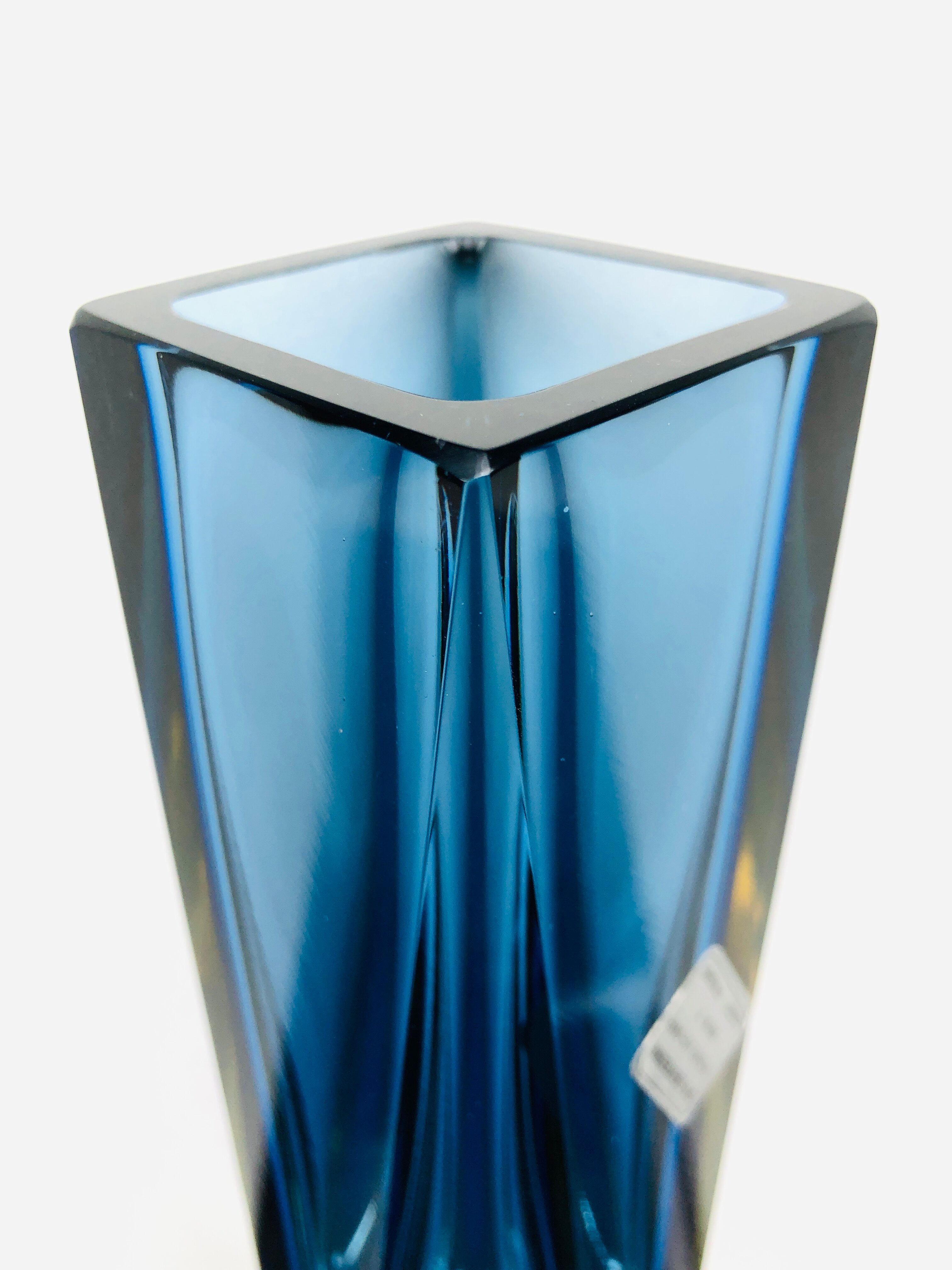Vase Sommerso Murano design Luigi Mandruzzato, 60s