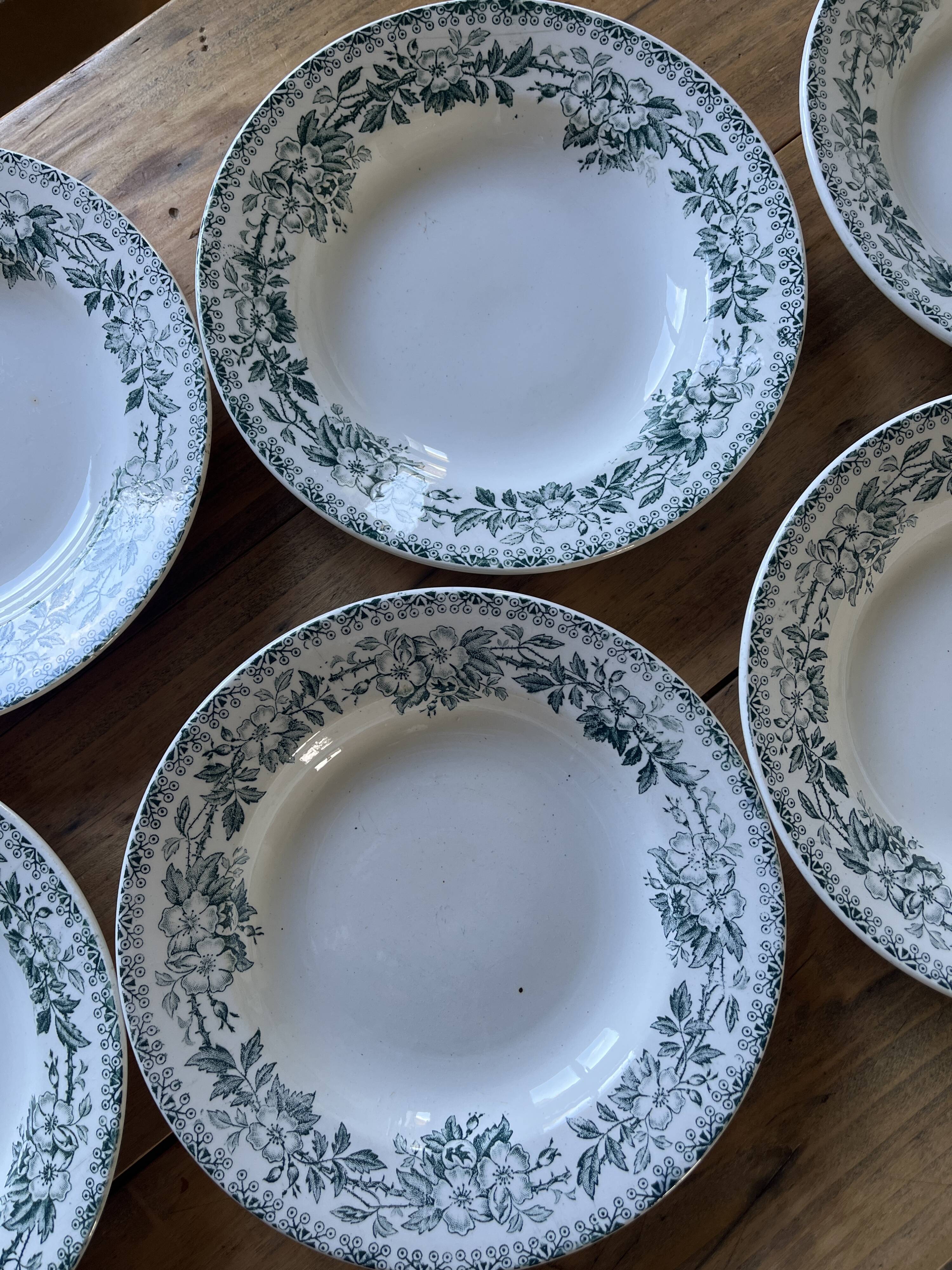 Lot 6 soup plates Guadeloupe Saint Amand