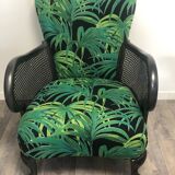 Chippendale chair and pouf