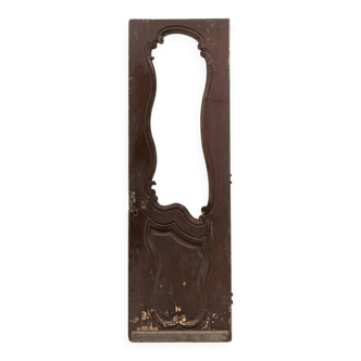 Old glass shop door in oak