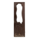 Old glass shop door in oak