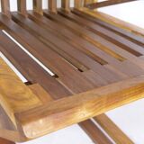 Zig Zag Vintage Chair Unique Piece Z Chair Solid Armchair, 70s 80s