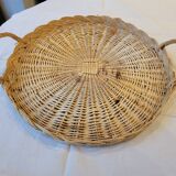 Handmade wicker tray