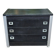 Vintage industrial chest of drawers in black and grey from the 1980s.
