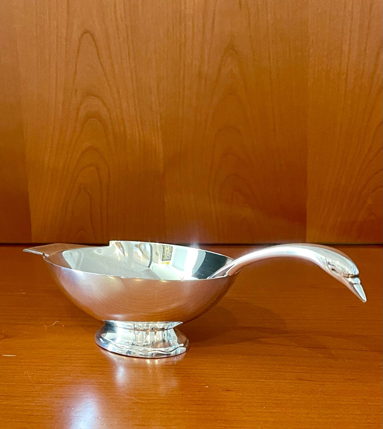 Christian FJERDINGSTAD for CHRISTOFLE, swan sauceboat in very good condition