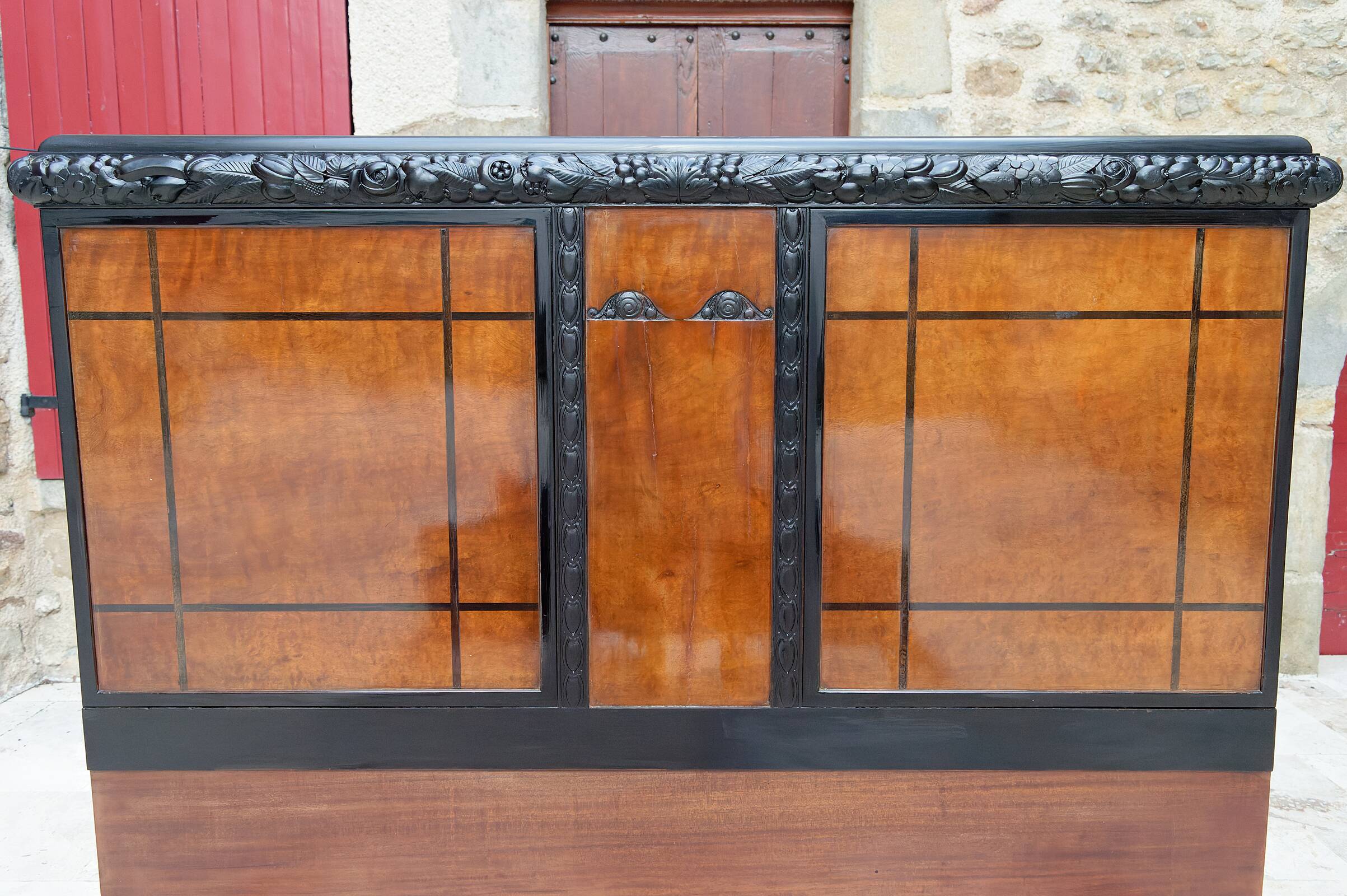 Lit double Art Déco, France, Circa 1920