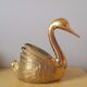 Brass swan 70s