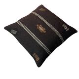 Vintage turkish kilim cushion cover , 55 x 55 cm