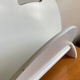 White Magazine Rack 1980s Design