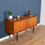 Retro Teak 1960s Homeworthy Chest Of Drawers TV Cabinet Sideboard