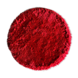 Red round carpet 65cm