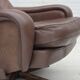 1970s, Danish swivel armchair with footstool by Madsen & Schubel.