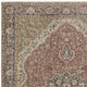 Vintage Turkish Red Area Rug for Living Room Decor. Hand-knotted Wool Carpet with Medallion Design