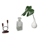 Glass whiskey decanter