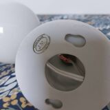 Opaline porcelain wall lights
