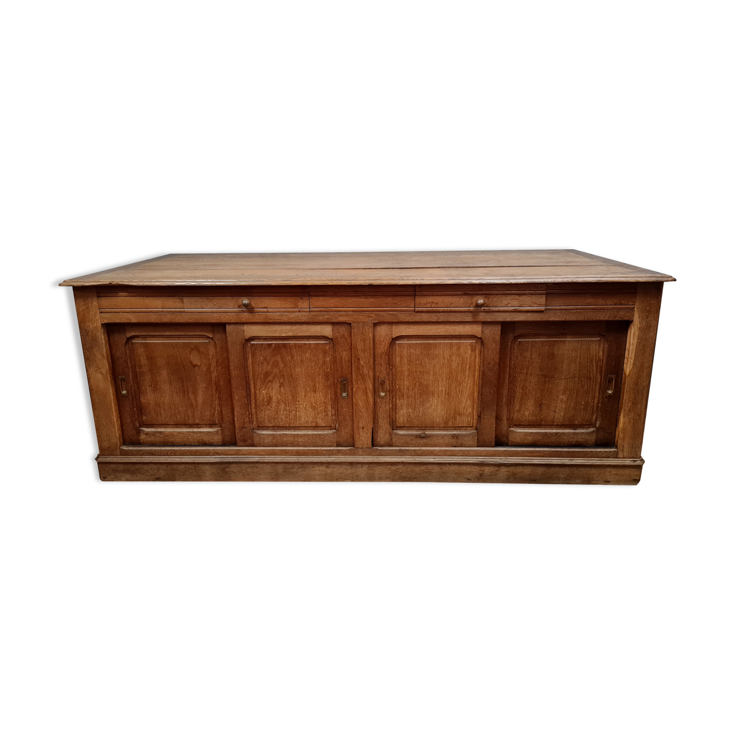 Center bank for solid oak store around 1880