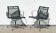 Paire de chaises Ch. Eames Alu Group résille Vitra Vintage
