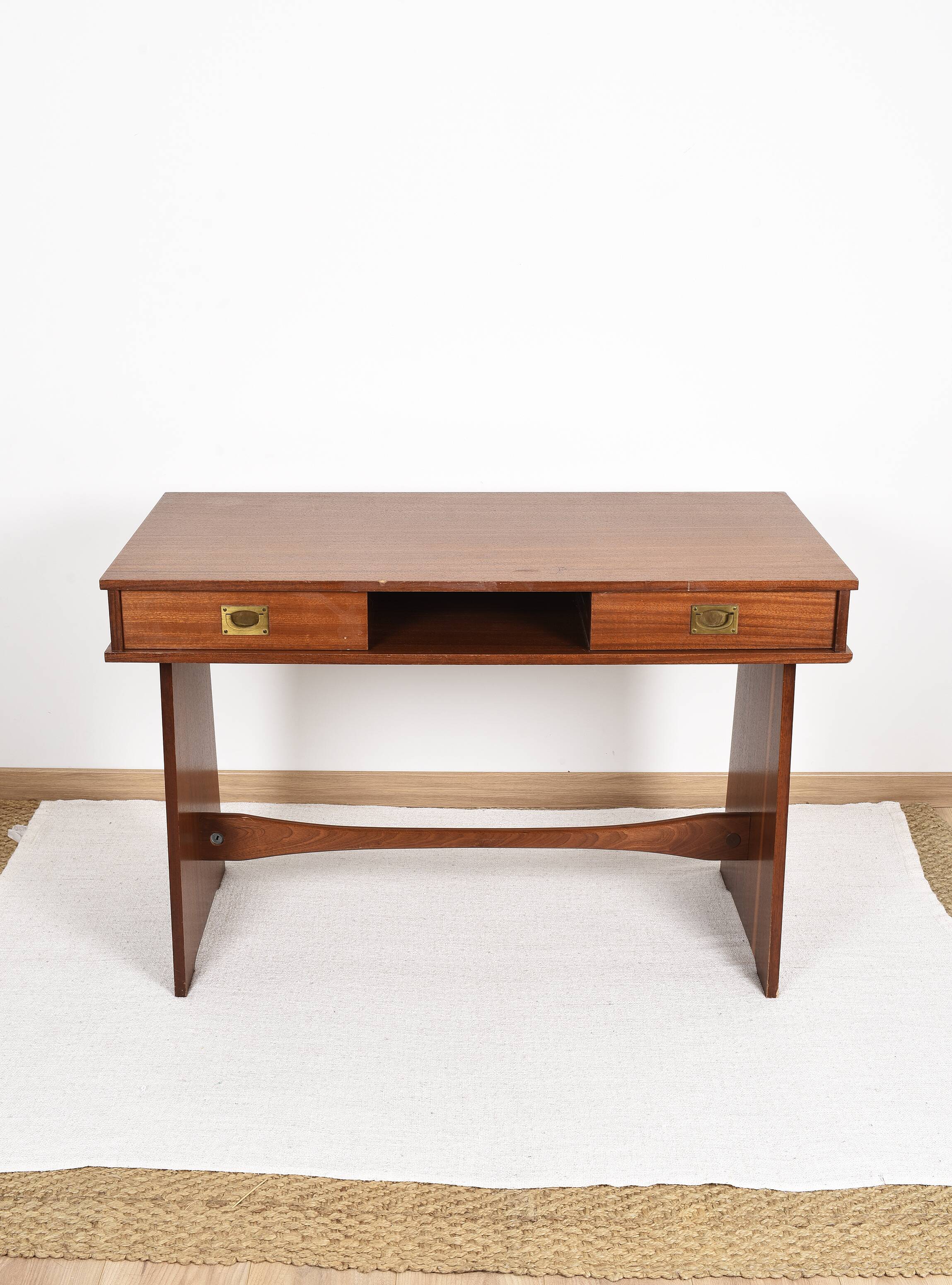 Teak desk, vintage, Gautier brand
