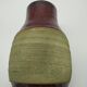 Swedish vase in pistachio sandstone and ox blood