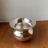 Cigar ashtray silver metal